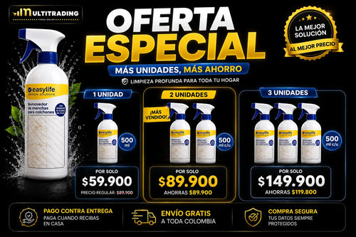 Poderoso Removedor de Manchas para Colchones